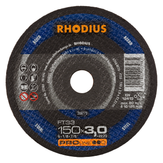 Rhodius FT33 150x3,0x22,23 Řezný kotouč Bal. 25