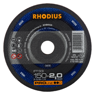 Rhodius FT33 150x2,0x22,23 Řezný kotouč Bal. 25