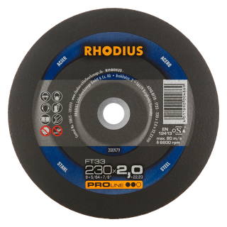 Rhodius FT33 230x2,0x22,23 Řezný kotouč Bal. 25