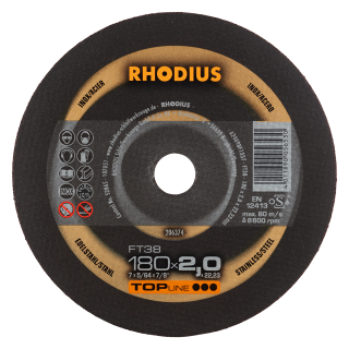 Rhodius FT38 180x2,0x22,23 Řezný kotouč Bal. 25