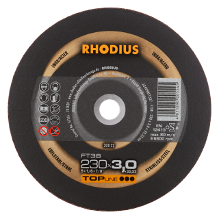 Rhodius FT38 230x3,0x22,23 Řezný kotouč Bal. 25