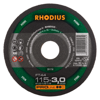 Rhodius FT44 115x3,0x22,23 Řezný kotouč Bal. 25