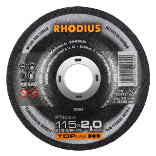 Rhodius FTK24 115x2,0x22,23 Řezný kotouč Bal. 25