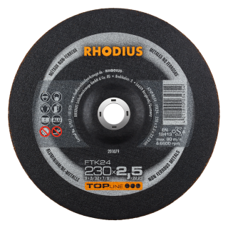 Rhodius FTK24 230x2,5x22,23 Řezný kotouč Bal. 25
