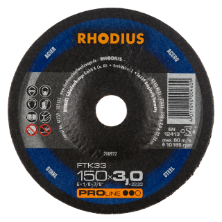 Rhodius FTK33 150x3,0x22,23 Řezný kotouč Bal. 25