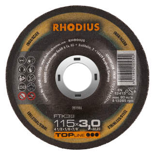 Rhodius FTK38 115x3,0x22,23 Řezný kotouč Bal. 25
