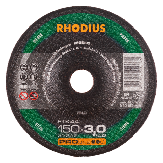 Rhodius FTK44 150x3,0x22,23 Řezný kotouč Bal. 25