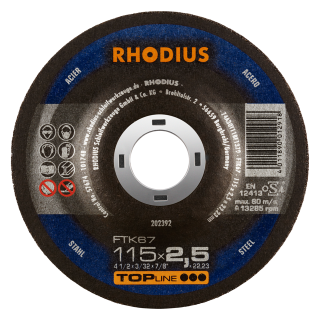 Rhodius FTK67 115x2,5x22,23 Řezný kotouč Bal. 25