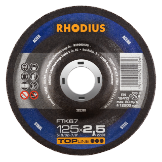 Rhodius FTK67 125x2,5x22,23 Řezný kotouč Bal. 25