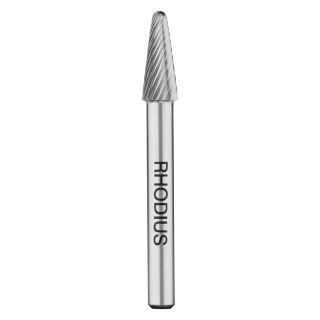 Rhodius HF L 8x25,4x6x70 Fréza kuželová zaoblená Bal. 1