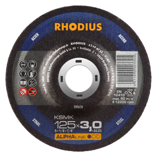 Rhodius KSMK 125x3,0x22,23 Řezný kotouč Bal. 25