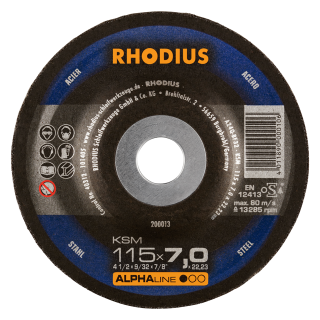Rhodius KSM 115x7,0x22,23 Brusný kotouč Bal. 25