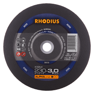 Rhodius KSM 230x3,0x22,23 Řezný kotouč Bal. 25