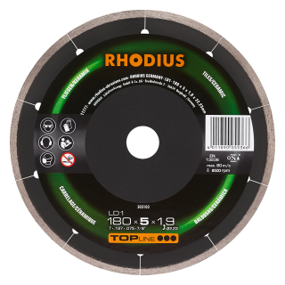 Rhodius LD1 180x5,0x1,4x22,23 Diamantový kotouč Bal. 1