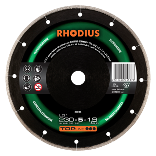 Rhodius LD1 230x5,0x1,4x22,23 Diamantový kotouč Bal. 1