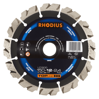 Rhodius LD300 150x12,0x2,4x22,23 Diamantový řezný kotouč Bal. 1