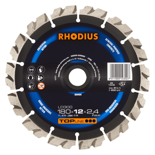 Rhodius LD300 180x12,0x2,4x22,23 Diamantový řezný kotouč Bal. 1