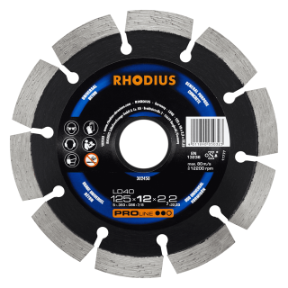 Rhodius LD40 125x12,0x2,2x22,23 Diamantový kotouč Bal. 1