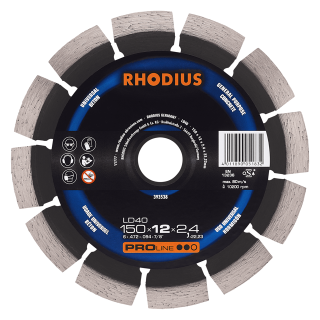 Rhodius LD40 150x12,0x2,4x22,23 Diamantový kotouč Bal. 1