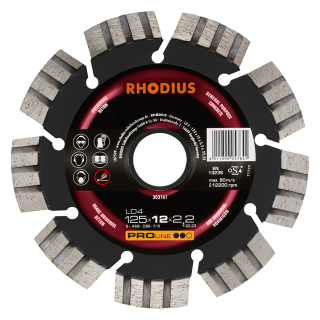 Rhodius LD4 125x12,0x2,2x22,23 Diamantový kotouč Bal. 1