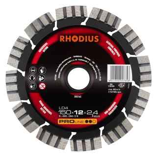 Rhodius LD4 150x12,0x2,4x22,23 Diamantový kotouč Bal. 1
