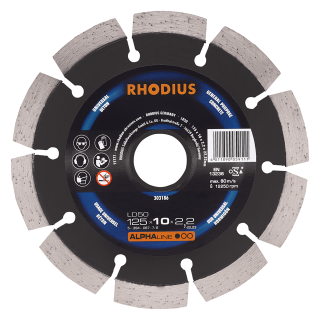Rhodius LD50 125x10,0x2,2x22,23 Diamantový kotouč Bal. 1