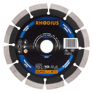 Rhodius LD50 150x10,0x2,4x22,23 Diamantový kotouč Bal. 1