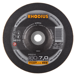 Rhodius RS24 180x7,0x22,23 Brusný kotouč Bal. 10