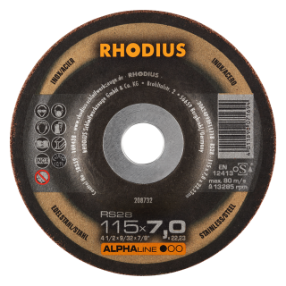 Rhodius RS28 115x7,0x22,23 Brusný kotouč Bal. 25