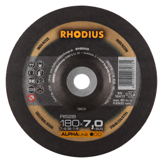 Rhodius RS28 180x7,0x22,23 Brusný kotouč Bal. 10