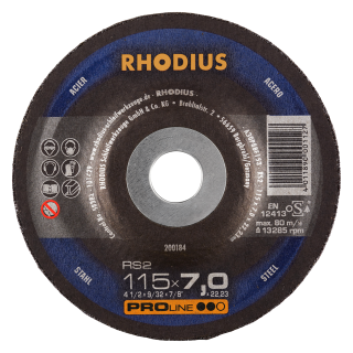 Rhodius RS2 115x7,0x22,23 Brusný kotouč Bal. 25