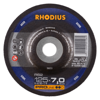 Rhodius RS2 125x7,0x22,23 Brusný kotouč Bal. 25
