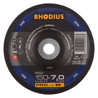 Rhodius RS2 150x7,0x22,23 Brusný kotouč Bal. 10