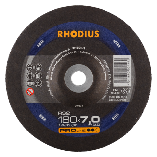Rhodius RS2 180x7,0x22,23 Brusný kotouč Bal. 10