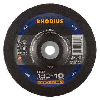 Rhodius RS2 180x10,0x22,23 Brusný kotouč Bal. 10