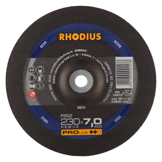 Rhodius RS2 230x7,0x22,23 Brusný kotouč Bal. 10