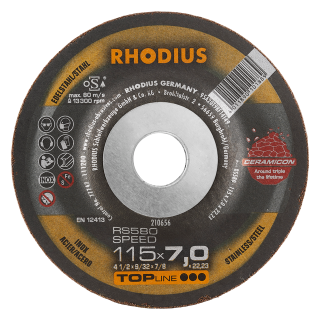 Rhodius RS580 Extended 115x7,0x22,23 Brusný kotouč Bal. 25