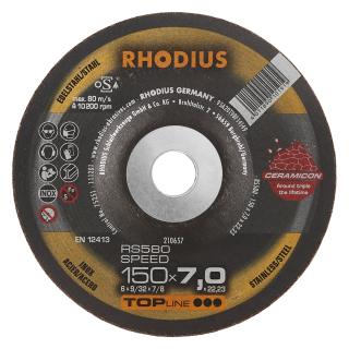 Rhodius RS580 Extended 150x7,0x22,23 Brusný kotouč Bal. 10