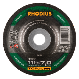 Rhodius RS66 115x7,0x22,23 Brusný kotouč Bal. 25