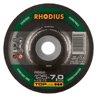 Rhodius RS66 125x7,0x22,23 Brusný kotouč Bal. 25