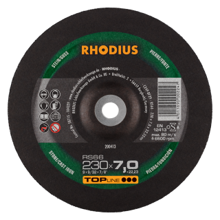 Rhodius RS66 230x7,0x22,23 Brusný kotouč Bal. 10