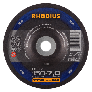 Rhodius RS67 150x7,0x22,23 Brusný kotouč Bal. 10