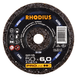 Rhodius SR15 50x6,0x6 Brusný kotouč Bal. 25