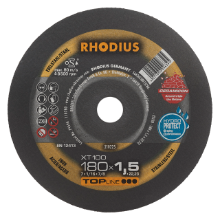 Rhodius XT100 Extended 180x1,5x22,23 Řezný kotouč Bal. 25
