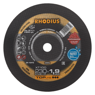 Rhodius XT100 Extended 230x1,9x22,23 Řezný kotouč Bal. 25