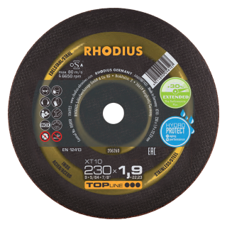 Rhodius XT10 230x1,9x22,23 Řezný kotouč Bal. 25