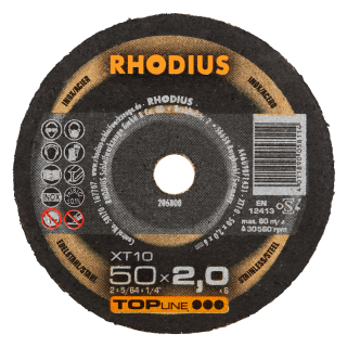 Rhodius XT10 Mini 50x2,0x6,00 Řezný kotouč Bal. 25