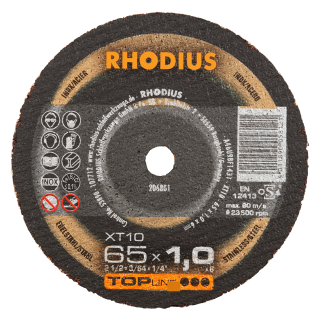 Rhodius XT10 Mini 65x1,0x6,00 Řezný kotouč Bal. 50