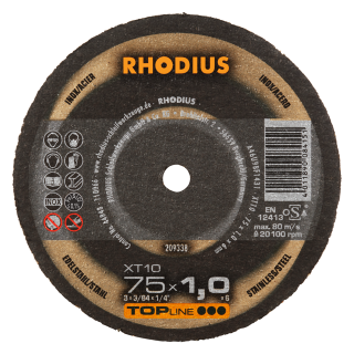 Rhodius XT10 Mini 75x1,0x6,00 Řezný kotouč Bal. 50