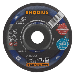 Rhodius XT200 Extended 125x1,5x22,23 Řezný kotouč Bal. 25